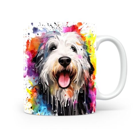 101-Suffix-ED-MD-SRB-S08-17 Old English Sheepdog 05 - Mug