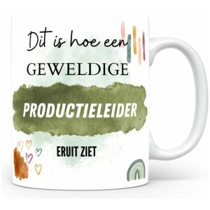 Mok bedrukken met beroep Productieleider