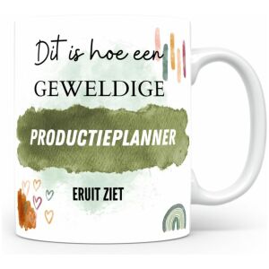 Mok bedrukken met beroep Productieplanner