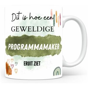 Mok bedrukken met beroep Programmamaker