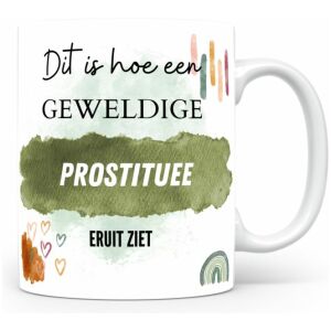 Mok bedrukken met beroep Prostituee