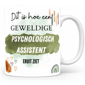 Mok bedrukken met beroep Psychologisch assistent