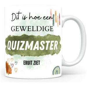 Mok bedrukken met beroep Quizmaster