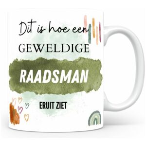 Mok bedrukken met beroep Raadsman