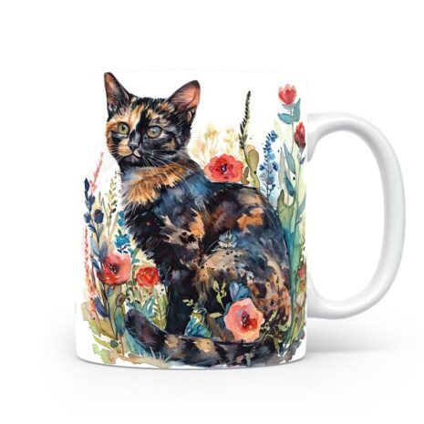 107-Suffix-ED-MD-CWAF-S11-18 Tortoiseshell Cat 05 - Mug