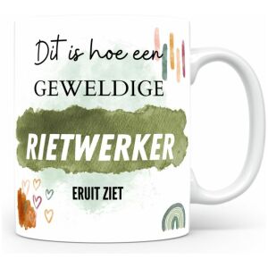 Mok bedrukken met beroep Rietwerker