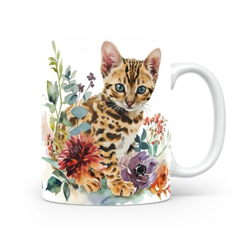 11-Suffix-ED-MD-CWAF-S11-02 Bengal Cat 05 - Mug