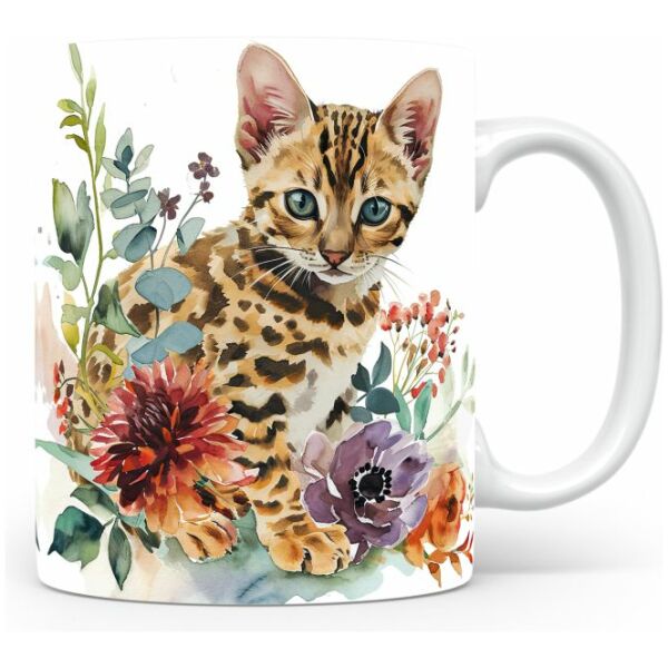 11-Suffix-ED-MD-CWAF-S11-02 Bengal Cat 05 - Mug