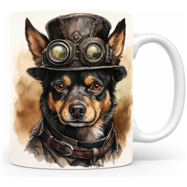 11-Suffix-ED-MD-SMP-S08-02 Australian Kelpie 05 - Mug