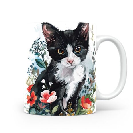 110-Suffix-ED-MD-CWAF-S11-19 Tuxedo Cat 02 - Mug