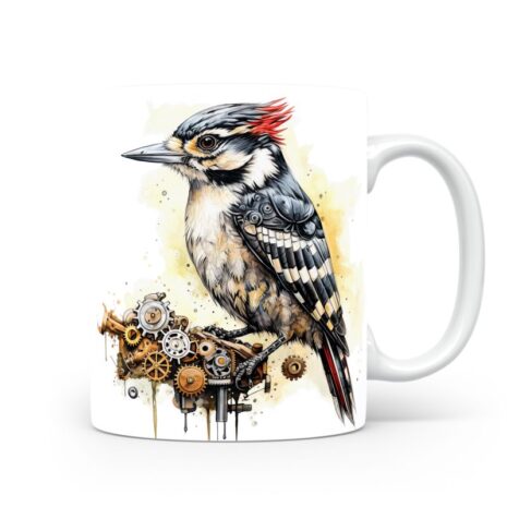 110-Suffix-ED-MD-SMP-S01-19 Woodpecker Downy 02 - Mug