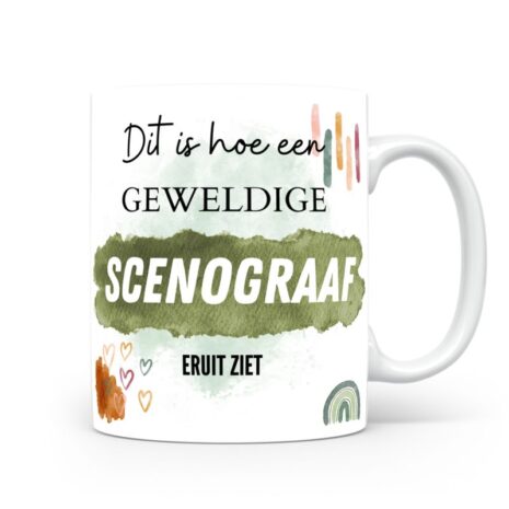 Mok bedrukken met beroep Scenograaf