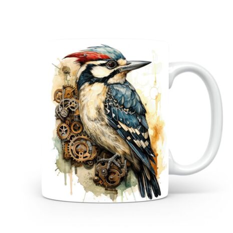 112-Suffix-ED-MD-SMP-S01-19 Woodpecker Downy 04 - Mug