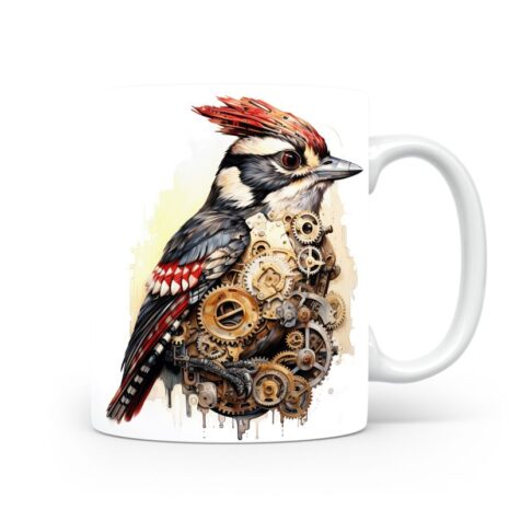 114-Suffix-ED-MD-SMP-S01-19 Woodpecker Downy 06 - Mug