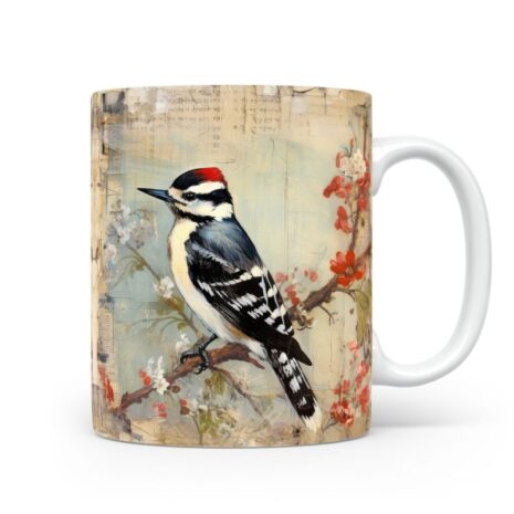 114-Suffix-ED-MD-VTD-S01-19 Woodpecker Downy 06 - Mug