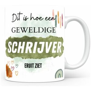 Mok bedrukken met beroep Schrijver