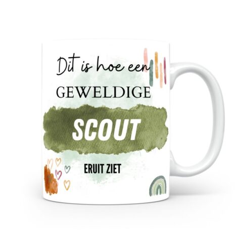 Mok bedrukken met beroep Scout