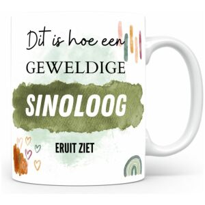 Mok bedrukken met beroep Sinoloog