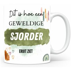 Mok bedrukken met beroep Sjorder