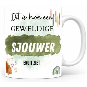 Mok bedrukken met beroep Sjouwer