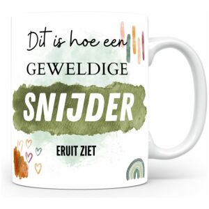 Mok bedrukken met beroep Snijder