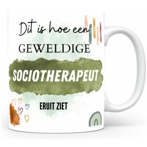 Mok bedrukken met beroep Sociotherapeut