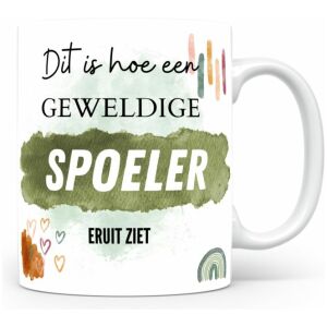 Mok bedrukken met beroep Spoeler