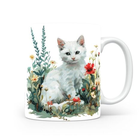 119-Suffix-ED-MD-CWAF-S11-20 White Cat 05 - Mug