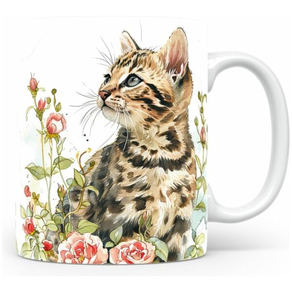 12-Suffix-ED-MD-CWAF-S11-02 Bengal Cat 06 - Mug