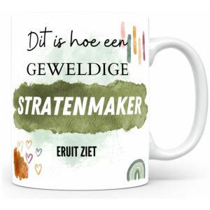 Mok bedrukken met beroep Stratenmaker