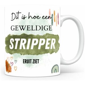 Mok bedrukken met beroep Stripper