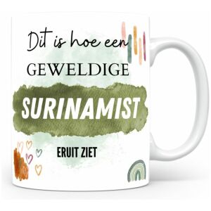 Mok bedrukken met beroep Surinamist