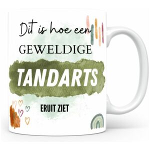 Mok bedrukken met beroep Tandarts