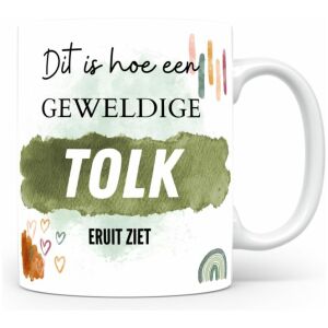 Mok bedrukken met beroep Tolk