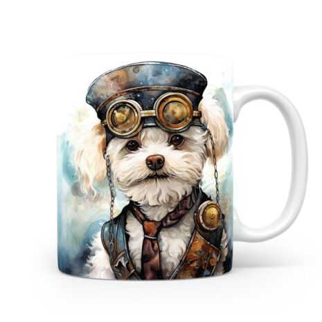 13-Suffix-ED-MD-SMP-S09-03 Bichon Frise 01 - Mug