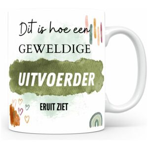 Mok bedrukken met beroep Uitvoerder