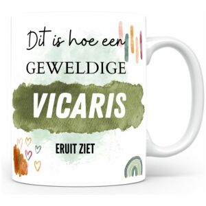 Mok bedrukken met beroep Vicaris