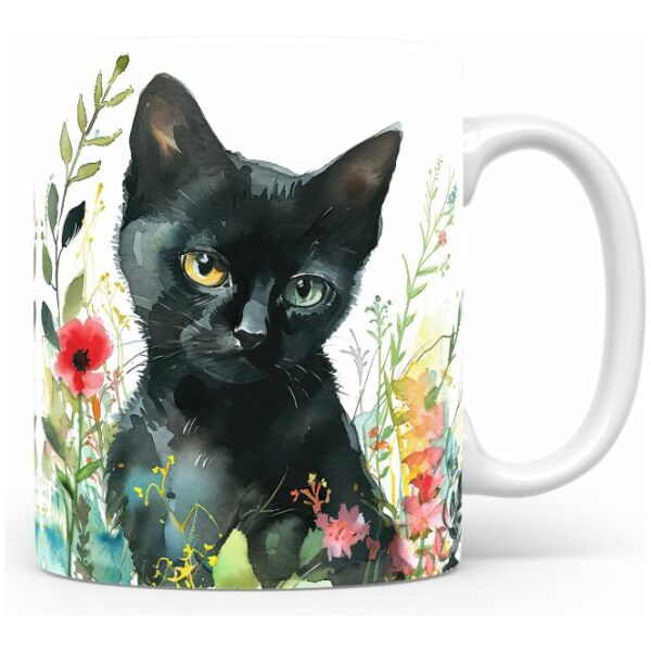 14-Suffix-ED-MD-CWAF-S11-03 Black Cat 02 - Mug