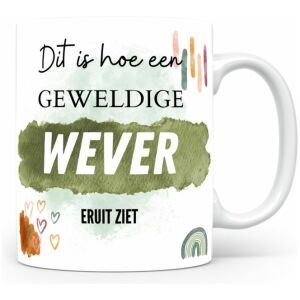 Mok bedrukken met beroep Wever