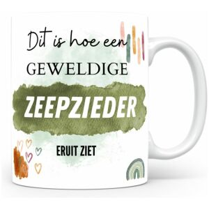 Mok bedrukken met beroep Zeepzieder