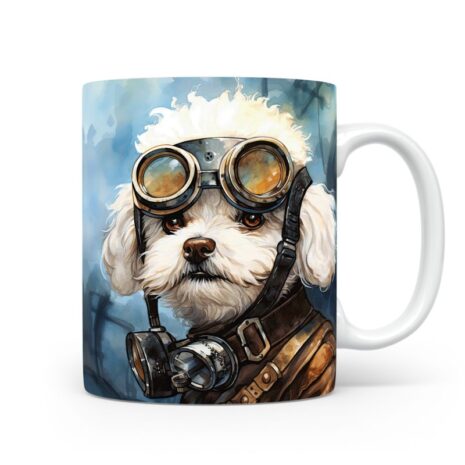 15-Suffix-ED-MD-SMP-S09-03 Bichon Frise 03 - Mug