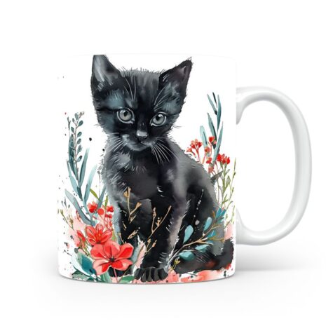 17-Suffix-ED-MD-CWAF-S11-03 Black Cat 05 - Mug