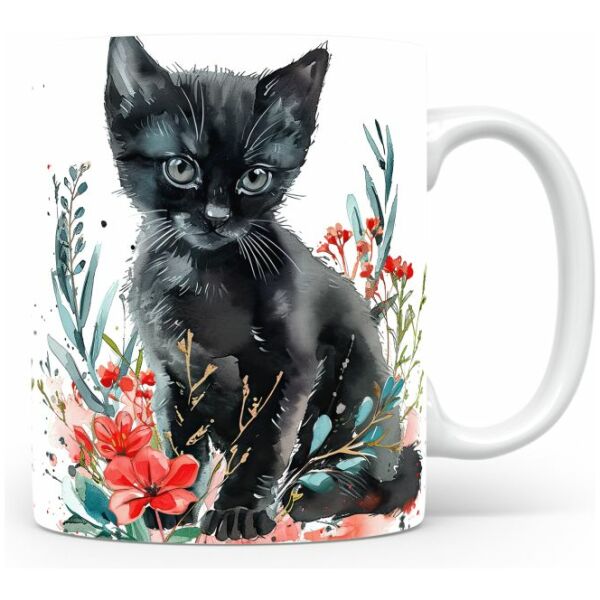 17-Suffix-ED-MD-CWAF-S11-03 Black Cat 05 - Mug