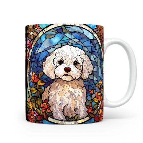 18-Suffix-ED-MD-SDGS-S02-03 Bichon Frise 06 - Mug