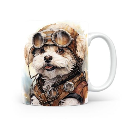 18-Suffix-ED-MD-SMP-S09-03 Bichon Frise 06 - Mug