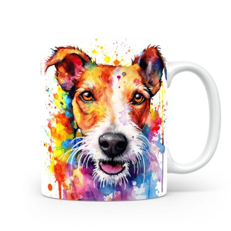 2-Suffix-ED-MD-SRB-S08-01 Fox Terrier Dog 02 - Mug