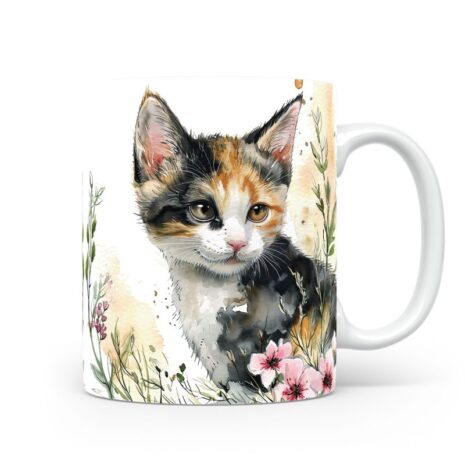 23-Suffix-ED-MD-CWAF-S11-04 Calico Cat 05 - Mug