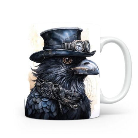 25-Suffix-ED-MD-SMP-S01-05 Crow 01 - Mug