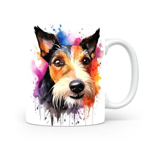 3-Suffix-ED-MD-SRB-S08-01 Fox Terrier Dog 03 - Mug