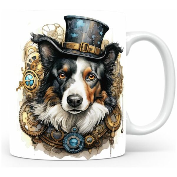 30-Suffix-ED-MD-SMP-S09-05 Border Collie 06 - Mug